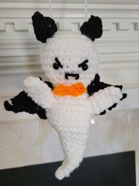Halloween Vampire Bat Ghost Dangler Black White Decoration Ornament BUNDLE Save